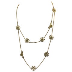Vintage Paul Morelli  Gold  Necklace