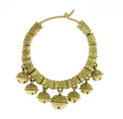 Paul Morelli Meditation Bell Hoop Earrings