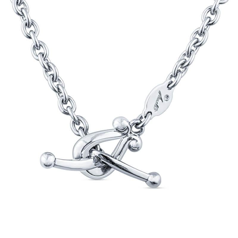 Paul Morelli Set aus Tahiti-Perlenkette und Ohrring aus Platin (Rundschliff)
