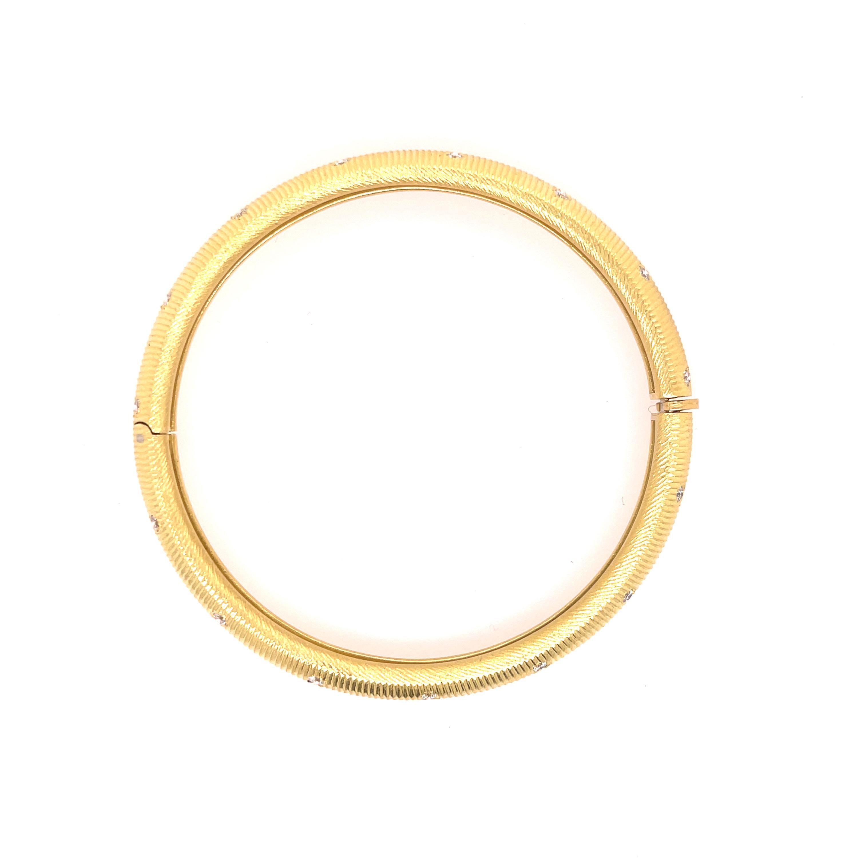 Breiter Diamantarmreif von Paul Morelli (Brillantschliff)