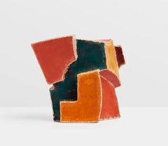 The Famous Merengue - contemporary abstract colorful geometric sculpture