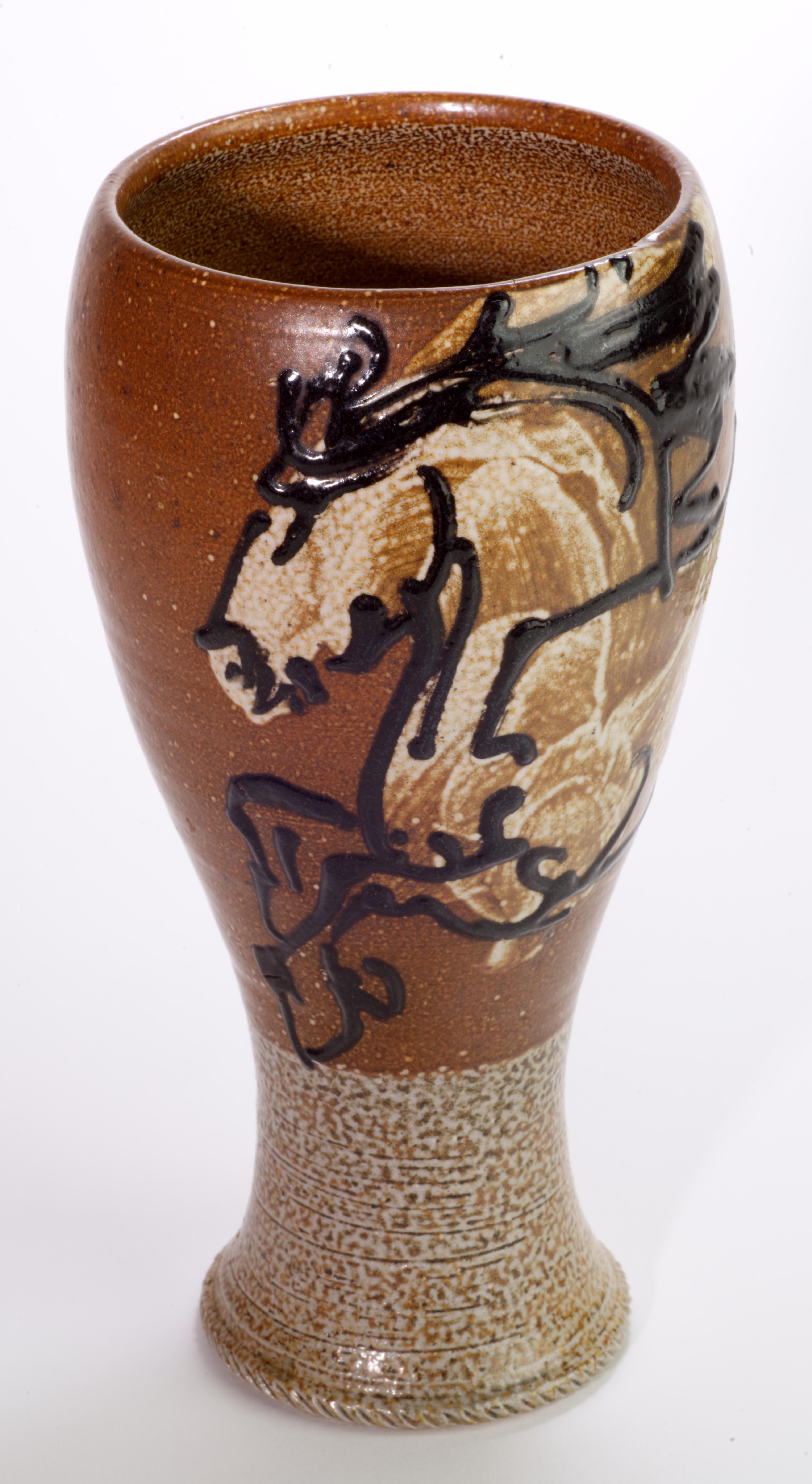 Ceramica Paul Morris per Rock Hard Salt Glaze Vase, American Studio Pottery in vendita