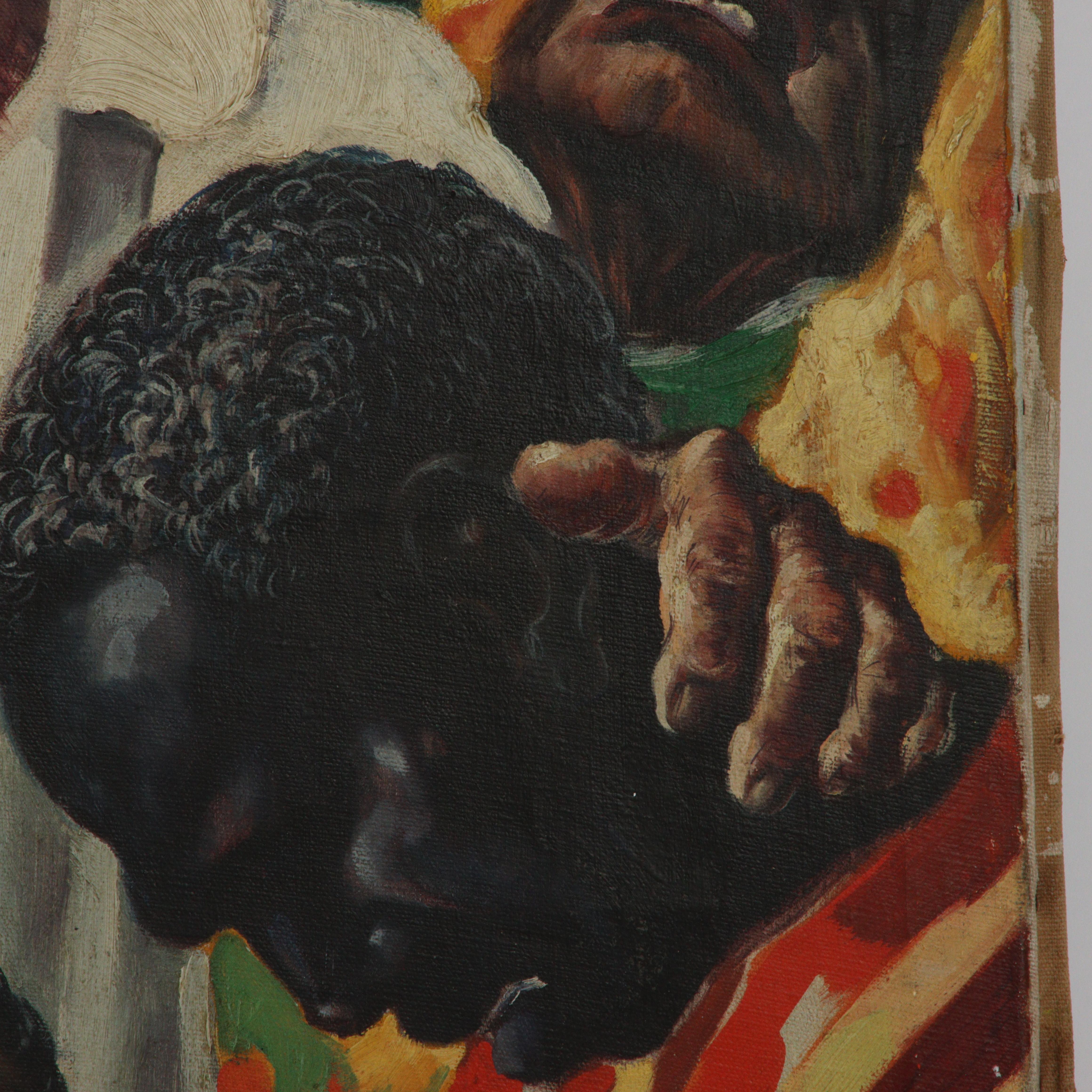 Albert Schweitzer - Painting by Paul Muller