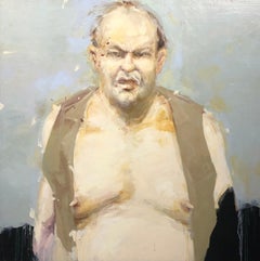 "Untitled" - Contemporary Figurative Oil Painting, Male Figure