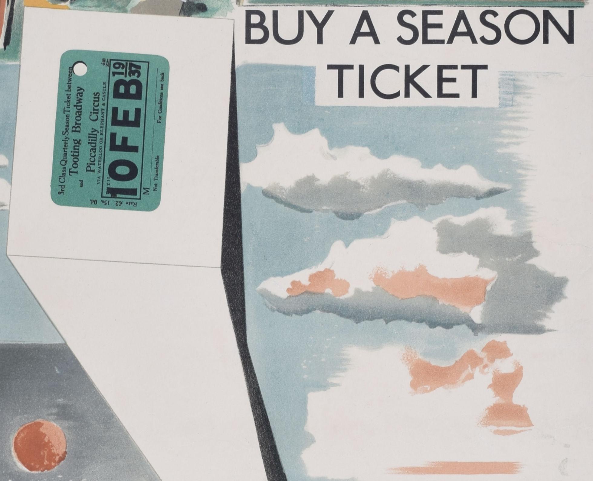 „ Come Out to Live“, originales Vintage-Poster von Paul Nash, Transport für London, 1930er Jahre im Angebot 2