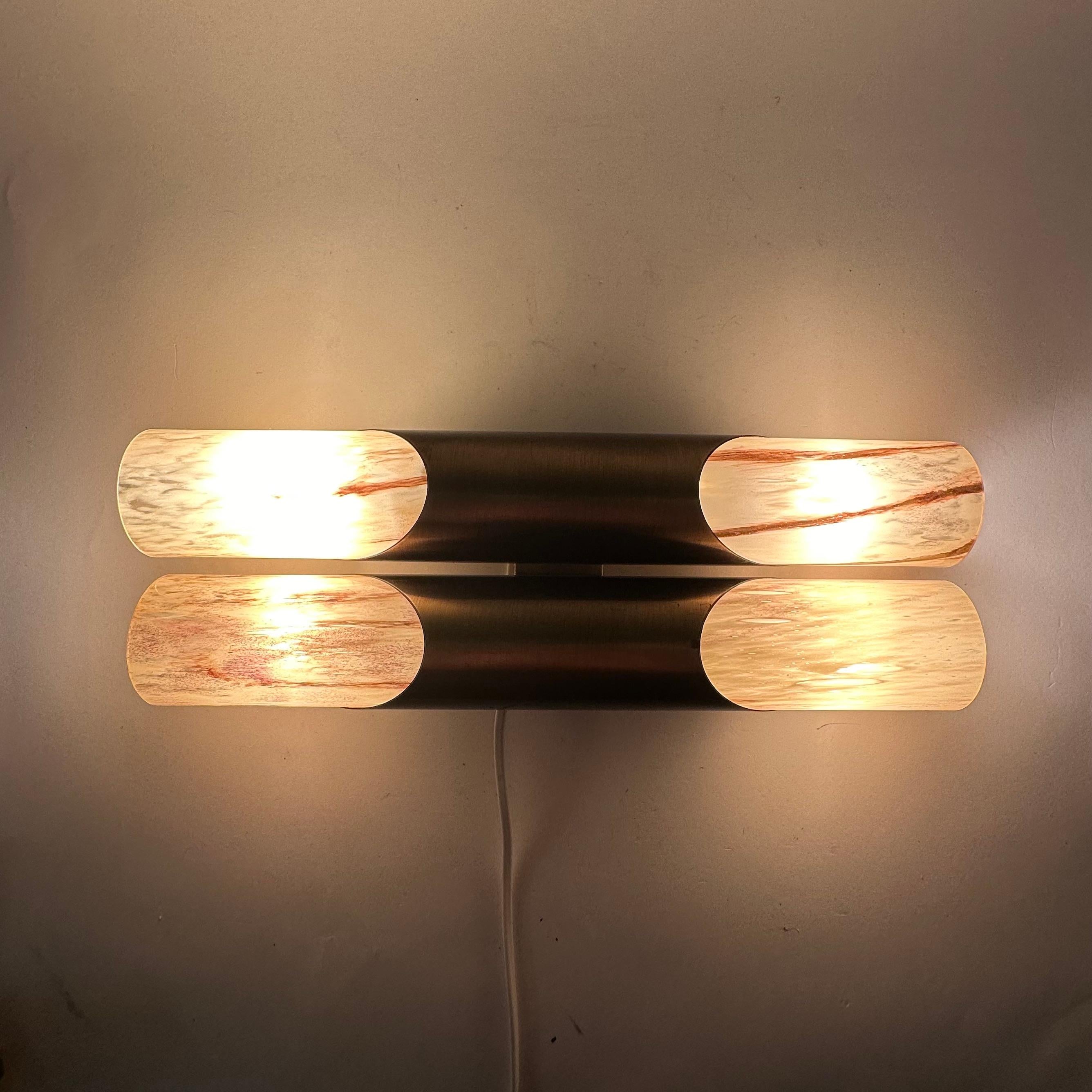 Paul Neuhaus wall lamp by Rolf Krüger , 1970s , Germany In Good Condition For Sale In Delft, NL