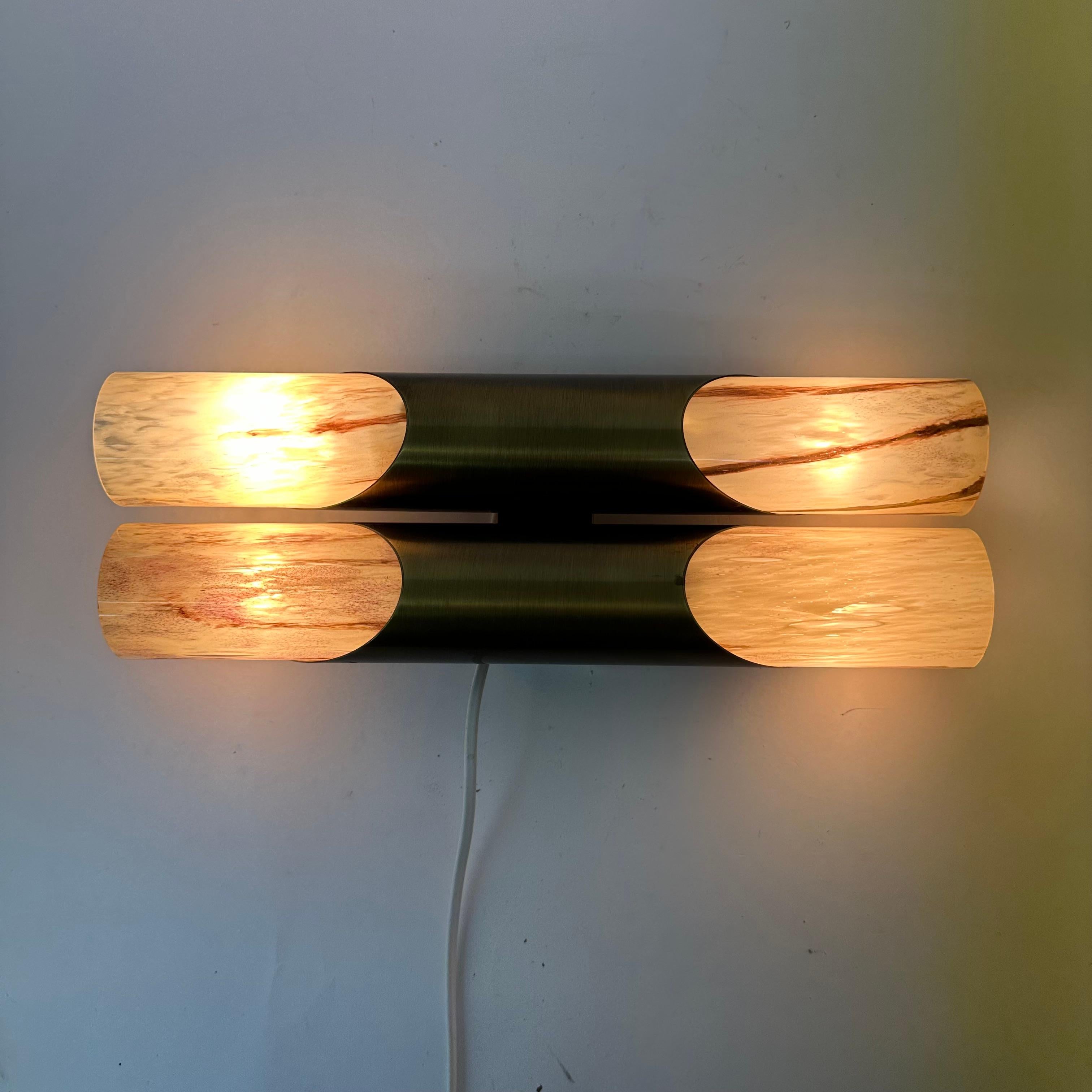 Late 20th Century Paul Neuhaus wall lamp by Rolf Krüger , 1970s , Germany For Sale