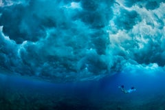 Below the Storm, Mākaha by Paul Nicklen - Contemporary Waterscape Photography
