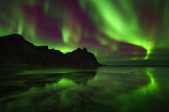 Celestial Dance, Iceland by Paul Nicklen - Contemporary Skyscape Photography