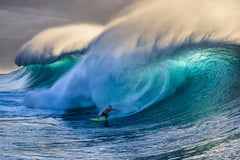 Pipeline Poetry, Hawaii by Paul Nicklen - Surfer- Ocean