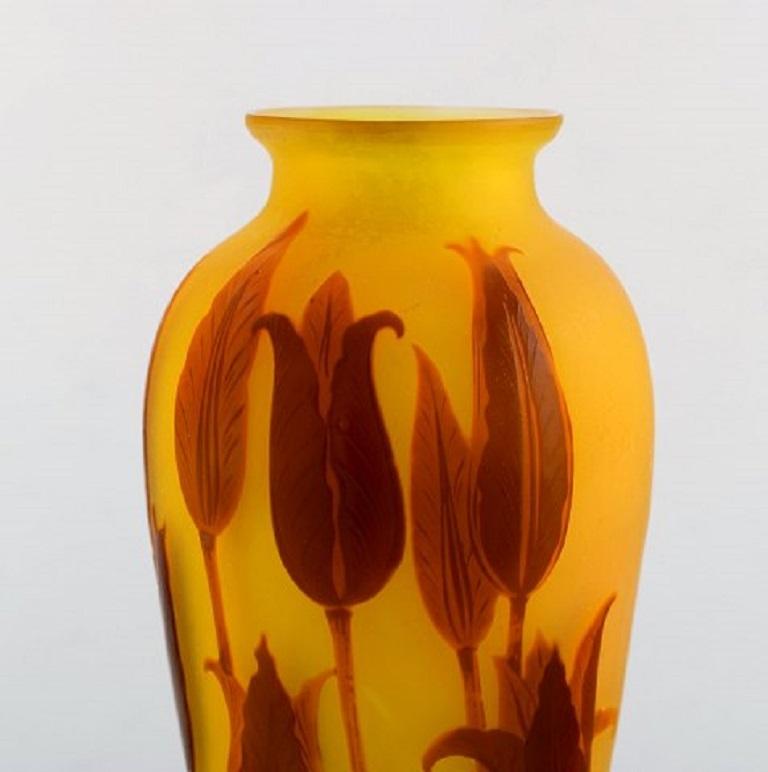 Inizio XX secolo Paul Nicolas / Nancy per D'argental, Francia, Grande vaso Art Nouveau, 1919-1925 in vendita