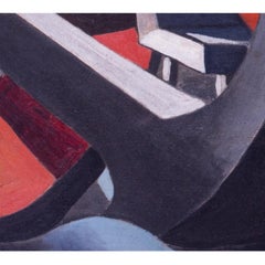 Large, American rare, mid 20th C important still life by Paul Ninas, New Orleans