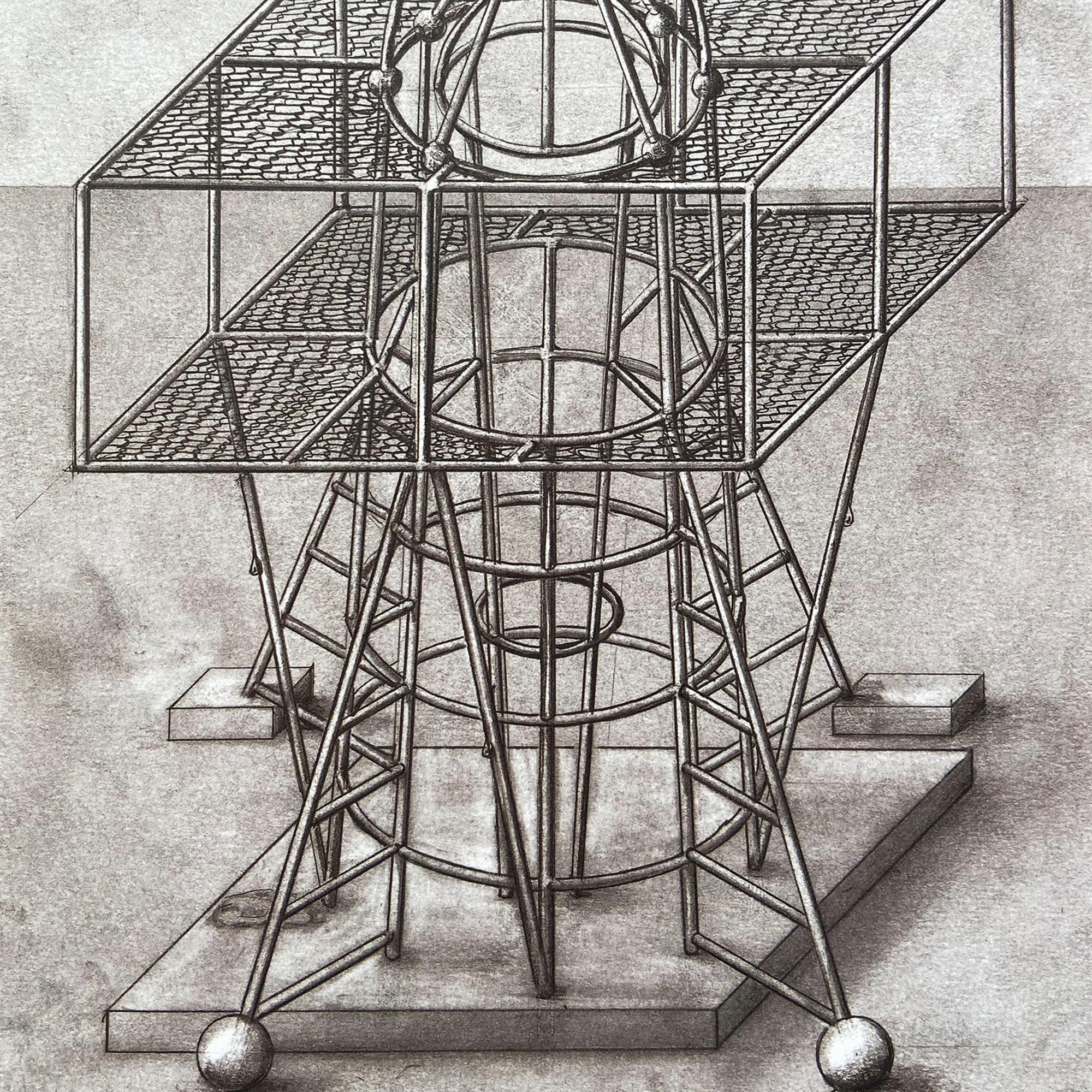 Paul Noble - Playframe, Arte Contemporáneo, Arte Británico, Impresión Firmada en venta 1