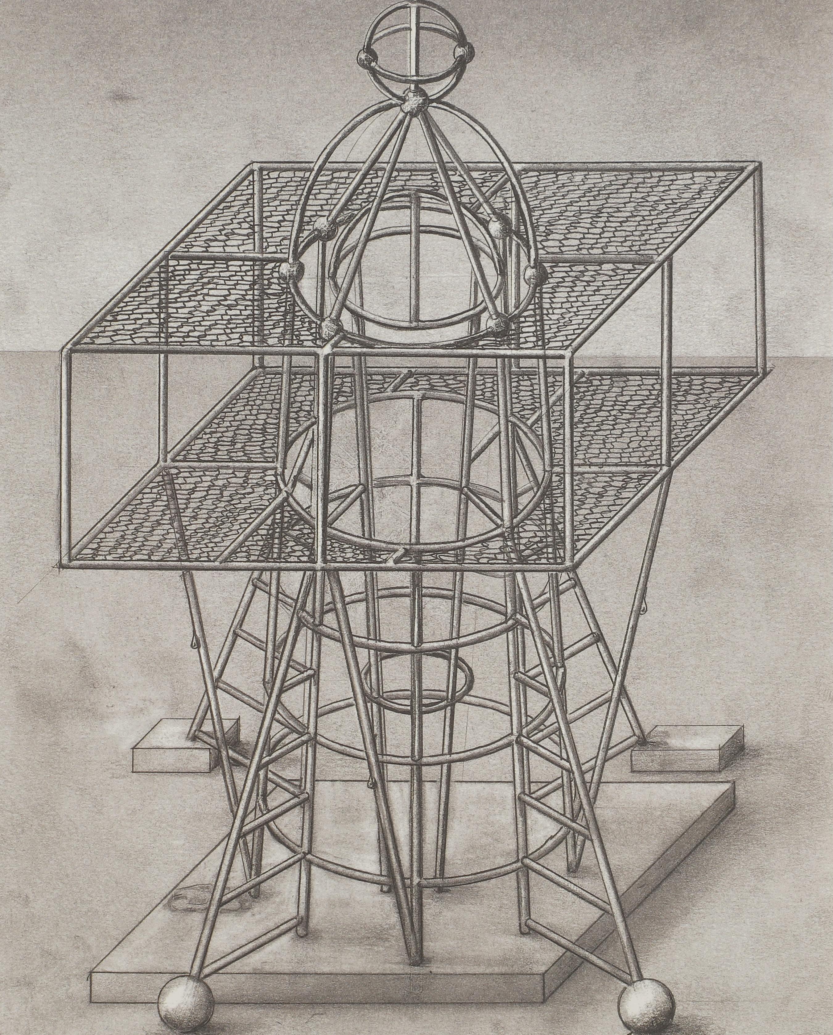 Playframe -- Offset Lithograph, Print by Paul Noble