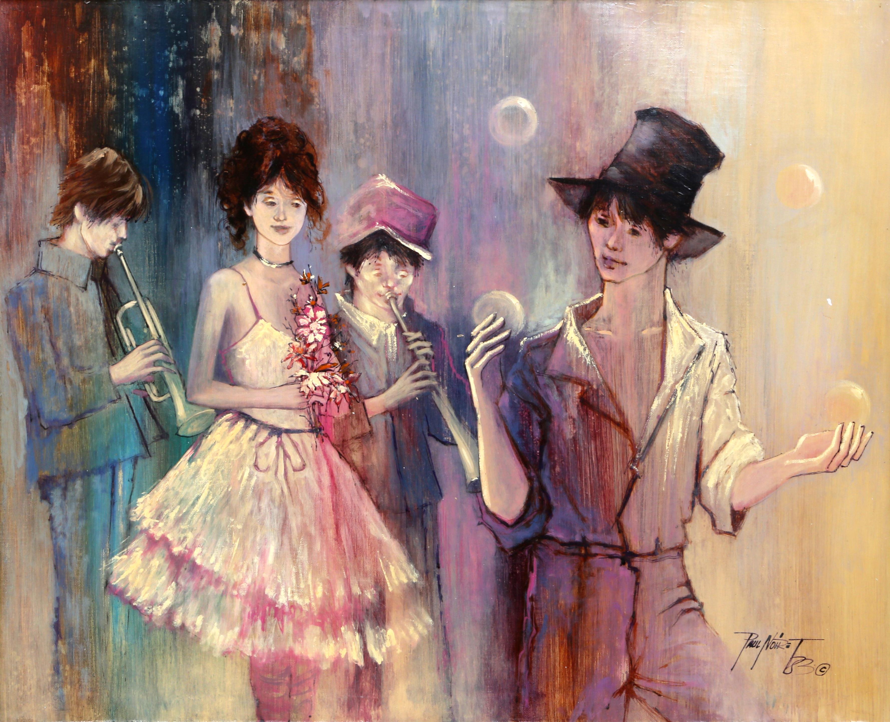Jongleur et orchestre

Paul Noiret

Date : 1983
Huile sur toile, signée et datée à gauche.
Taille : 50,8 x 60,96 cm (20 x 24 in.)