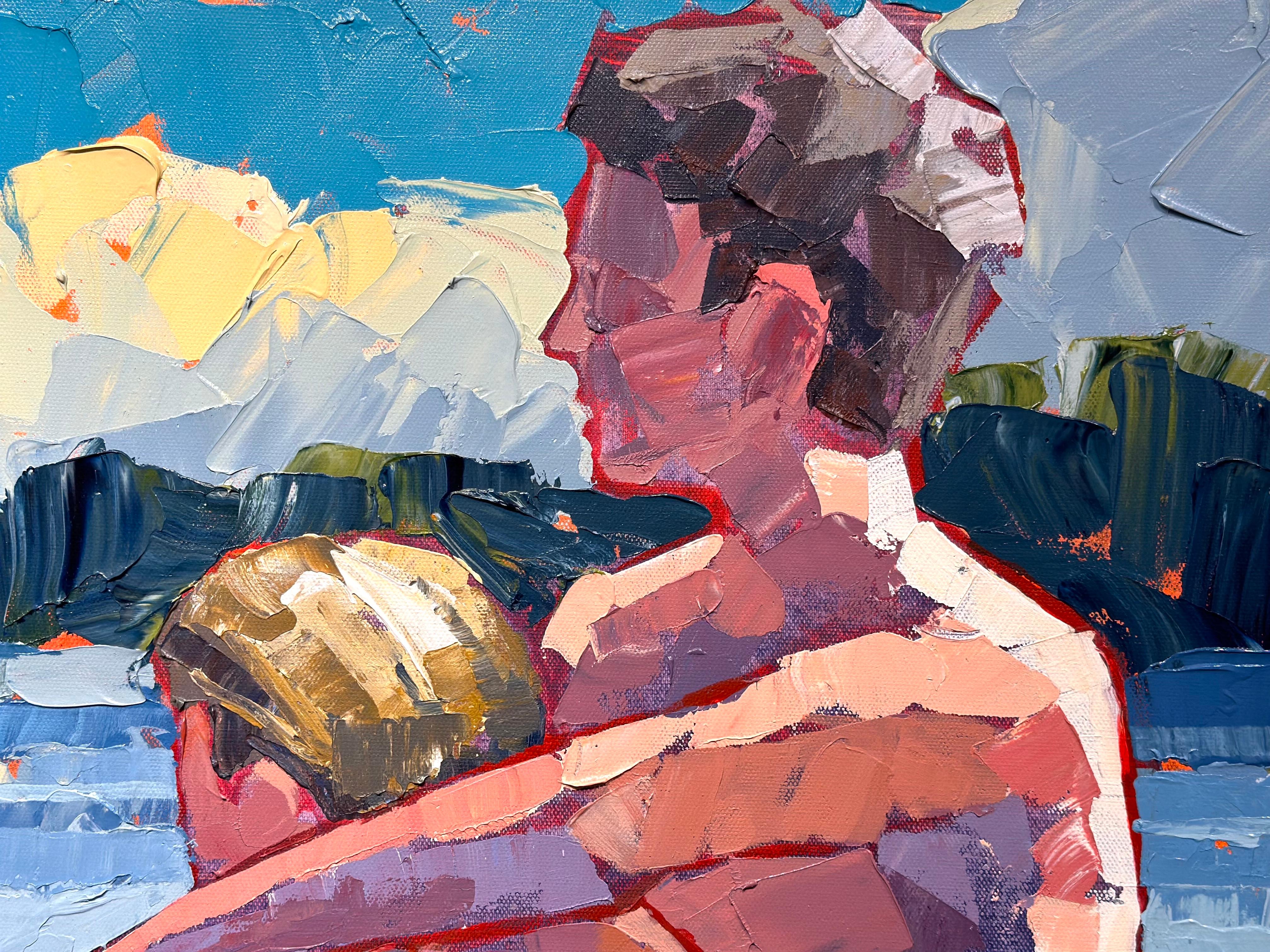 Paul Norwood paints the world around him, blurring the lines between representation and abstraction. His loose, gestural style and bold, thick brushwork suggest rather than define forms, creating sensation without being overly insistent. The
