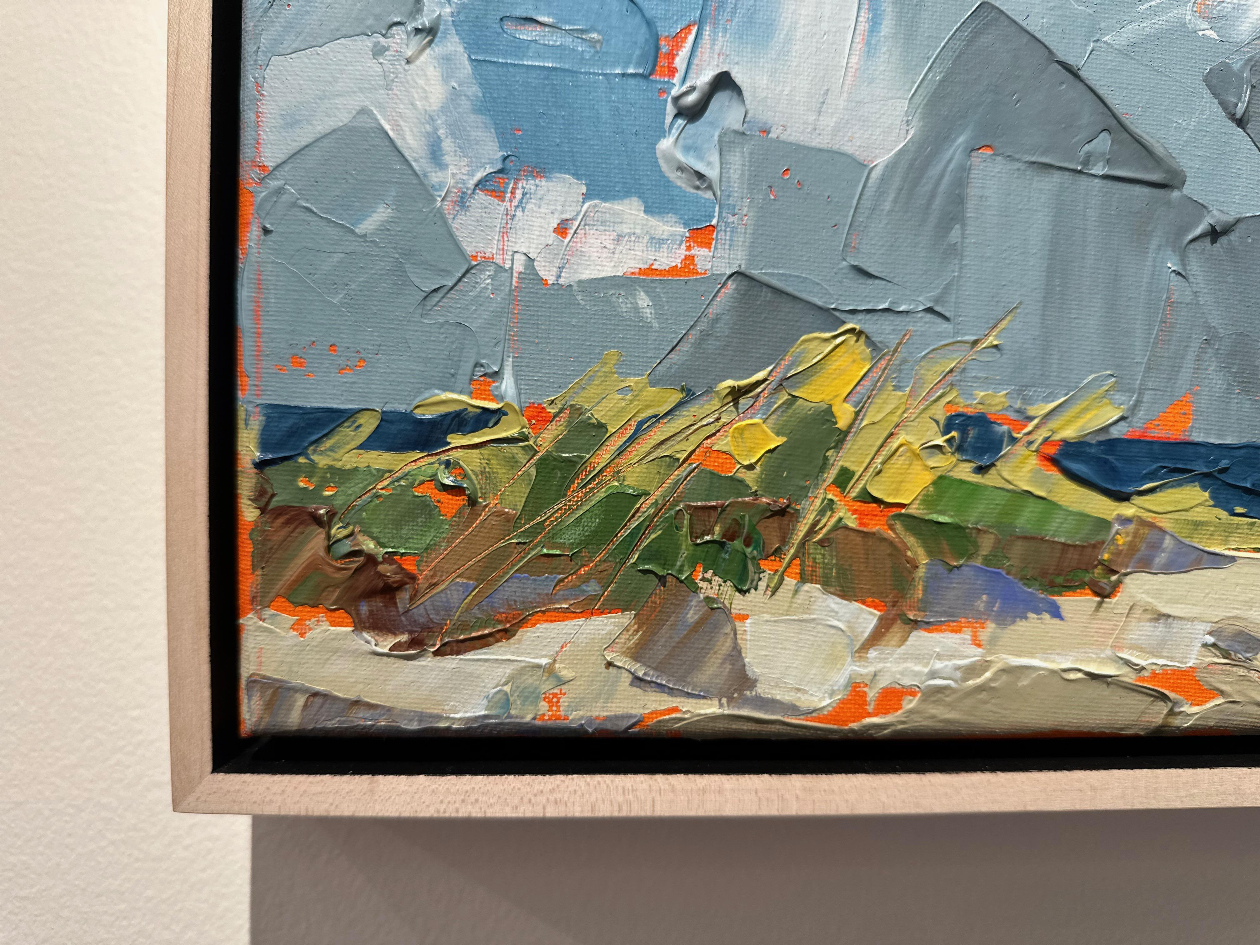Paul Norwood peint le monde qui l'entoure, brouillant les frontières entre représentation et abstraction. Son style lâche et gestuel et ses coups de pinceau gras et épais suggèrent les formes plutôt que de les définir, créant des sensations sans