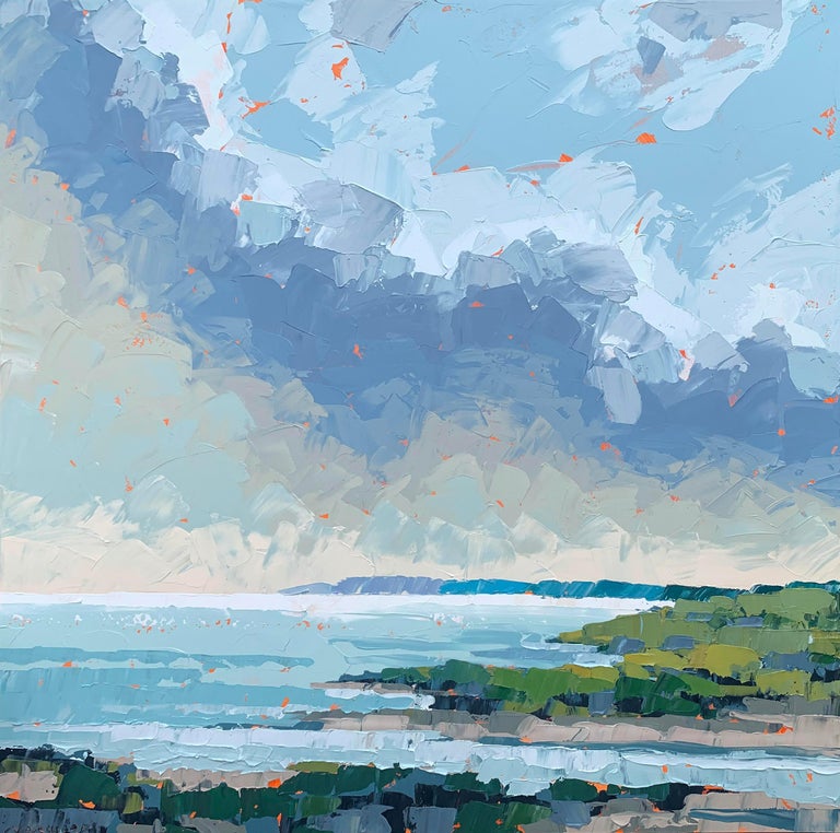 Paul Norwood Opening The Pond Abstract Acrylic Landscape