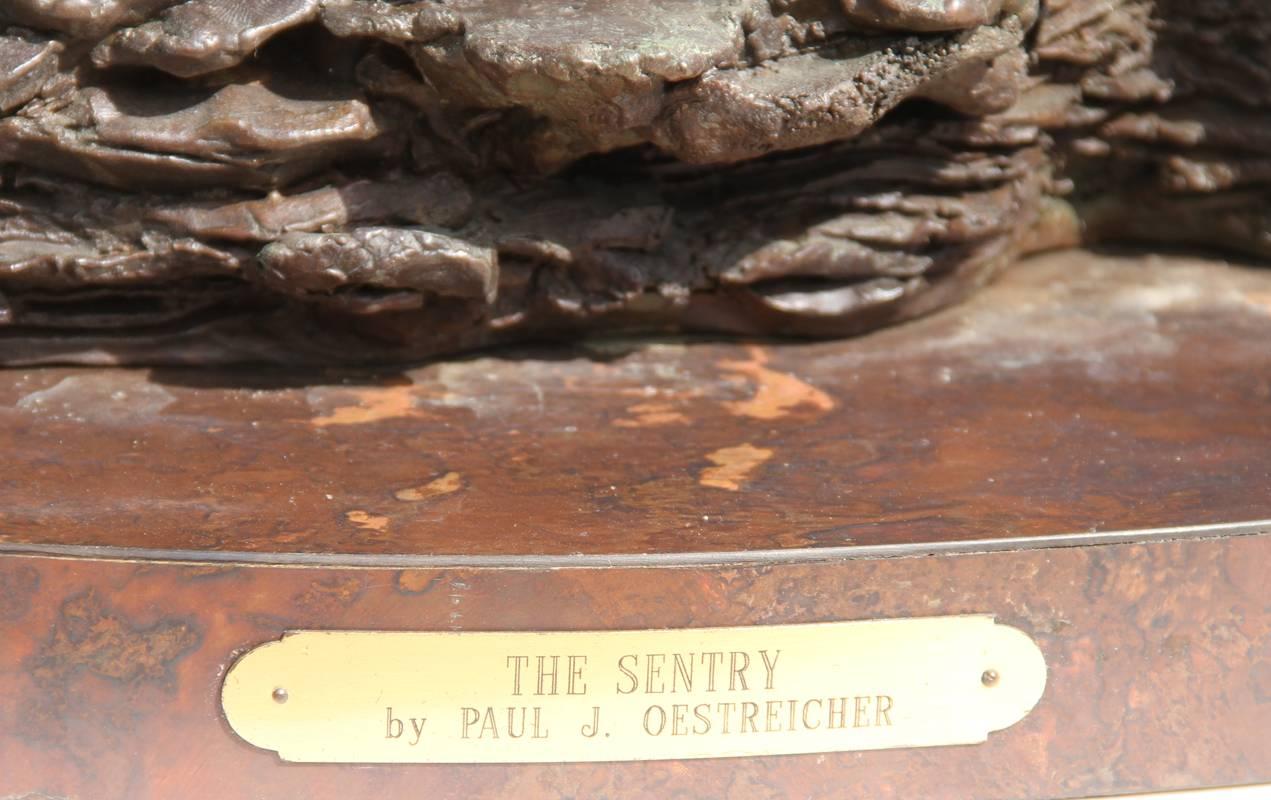 The Sentry, Bronze Sculpture by Paul Oestreicher 1