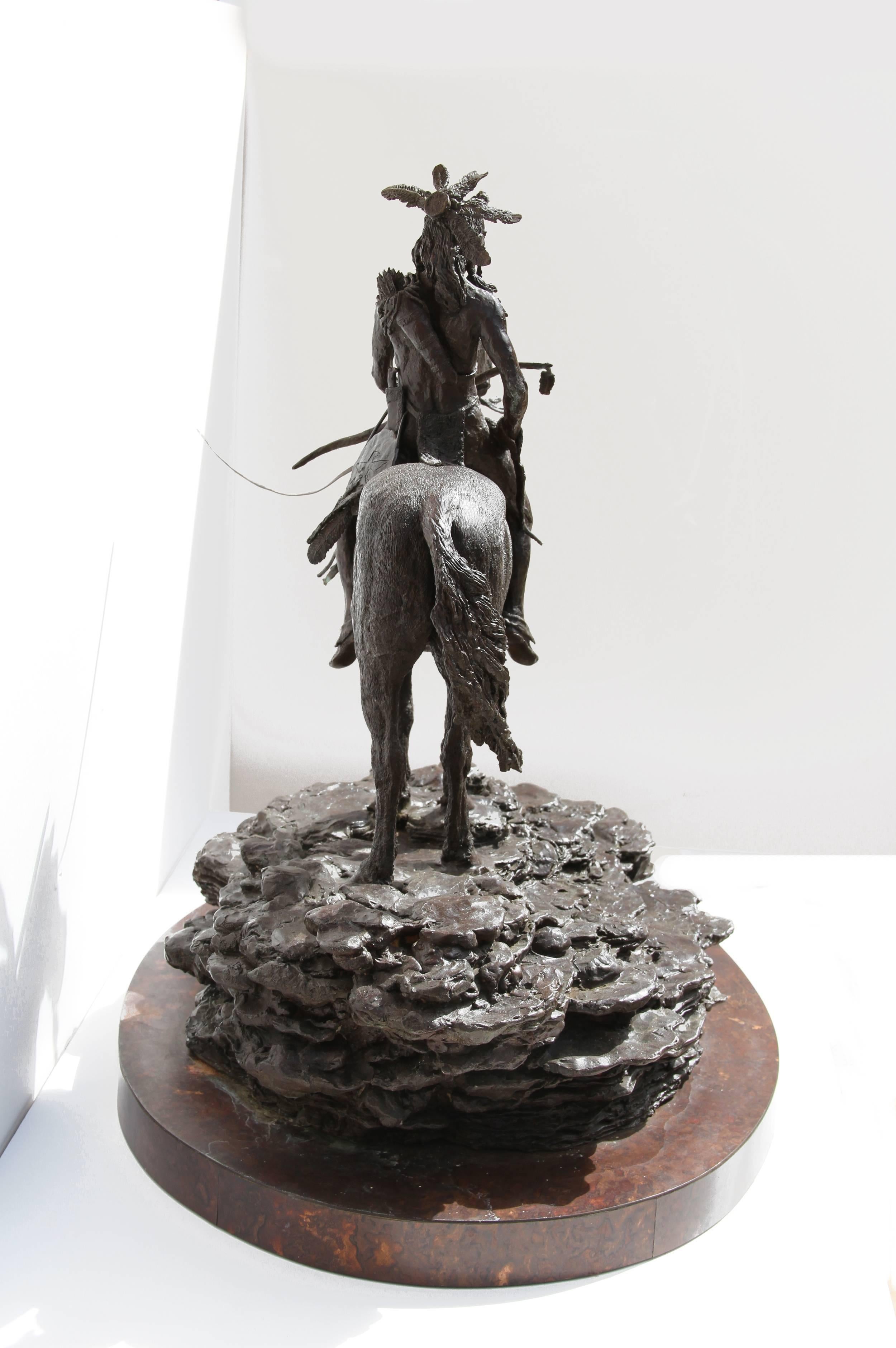The Sentry, Bronze Sculpture by Paul Oestreicher 7