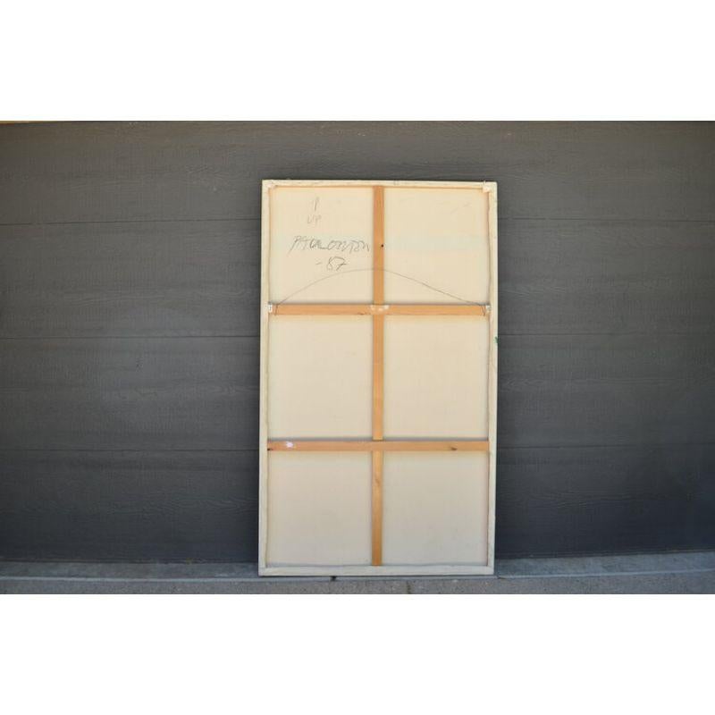 Komposition von Paul Osipow, Öl auf Leinwand, 1987 im Zustand „Gut“ im Angebot in Scottsdale, AZ