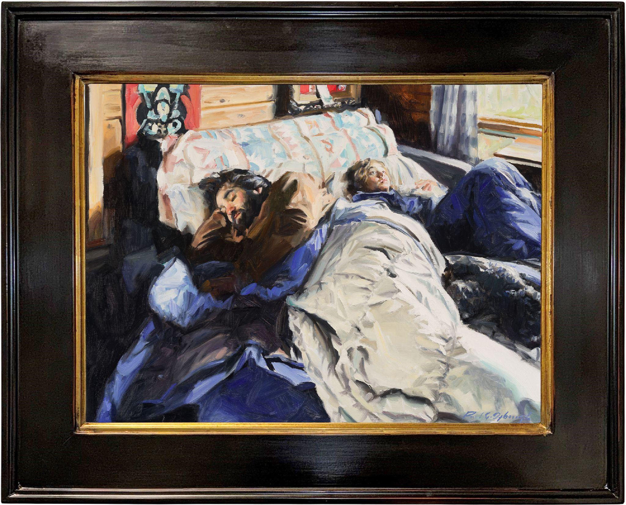 Alla Cabine - Painting di Paul G. Oxborough