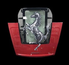 Unique Paul Oz Artwork / Ferrari 360 Modena Bonnet Lid hood...