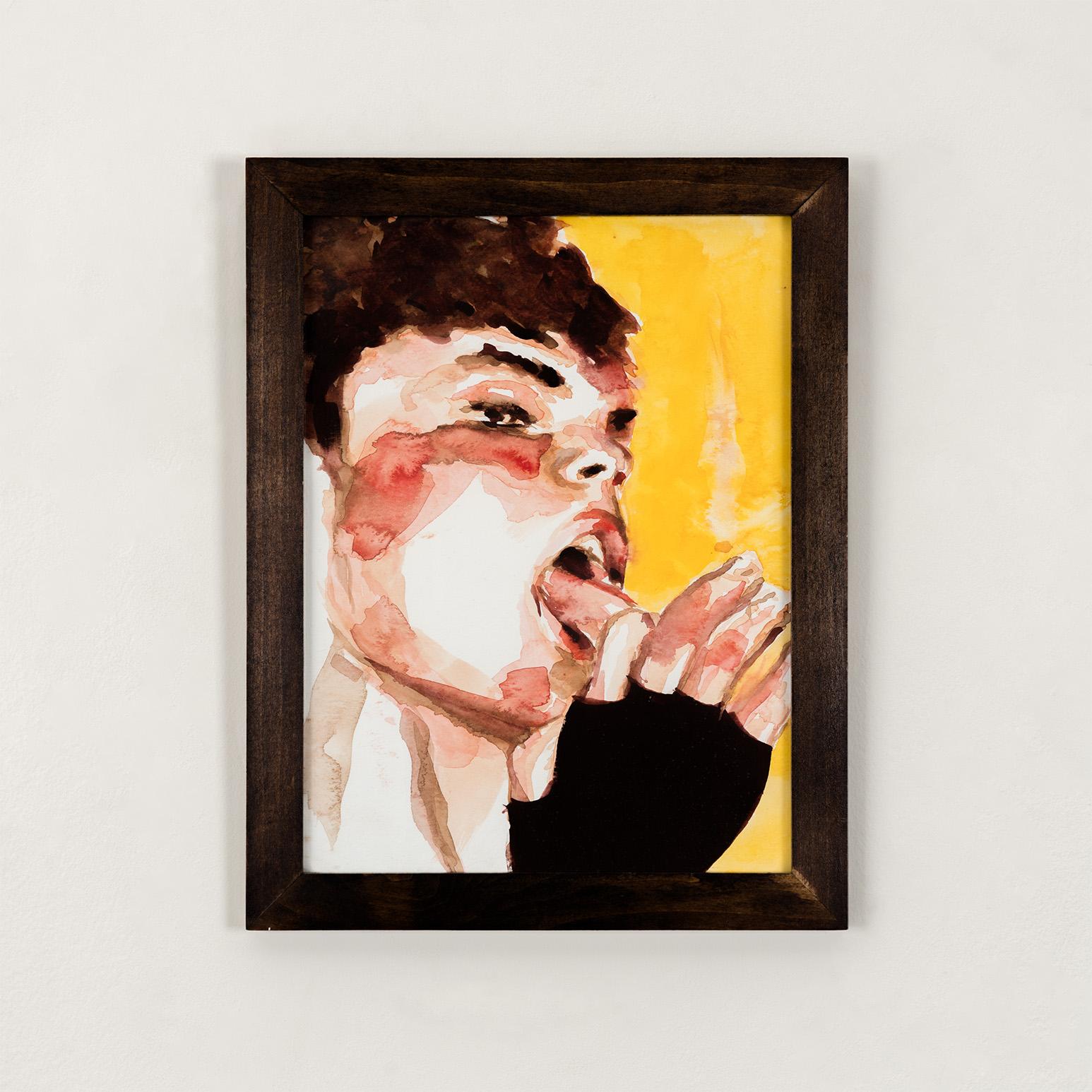 Paul P. Figurative Painting – Cock Rock
