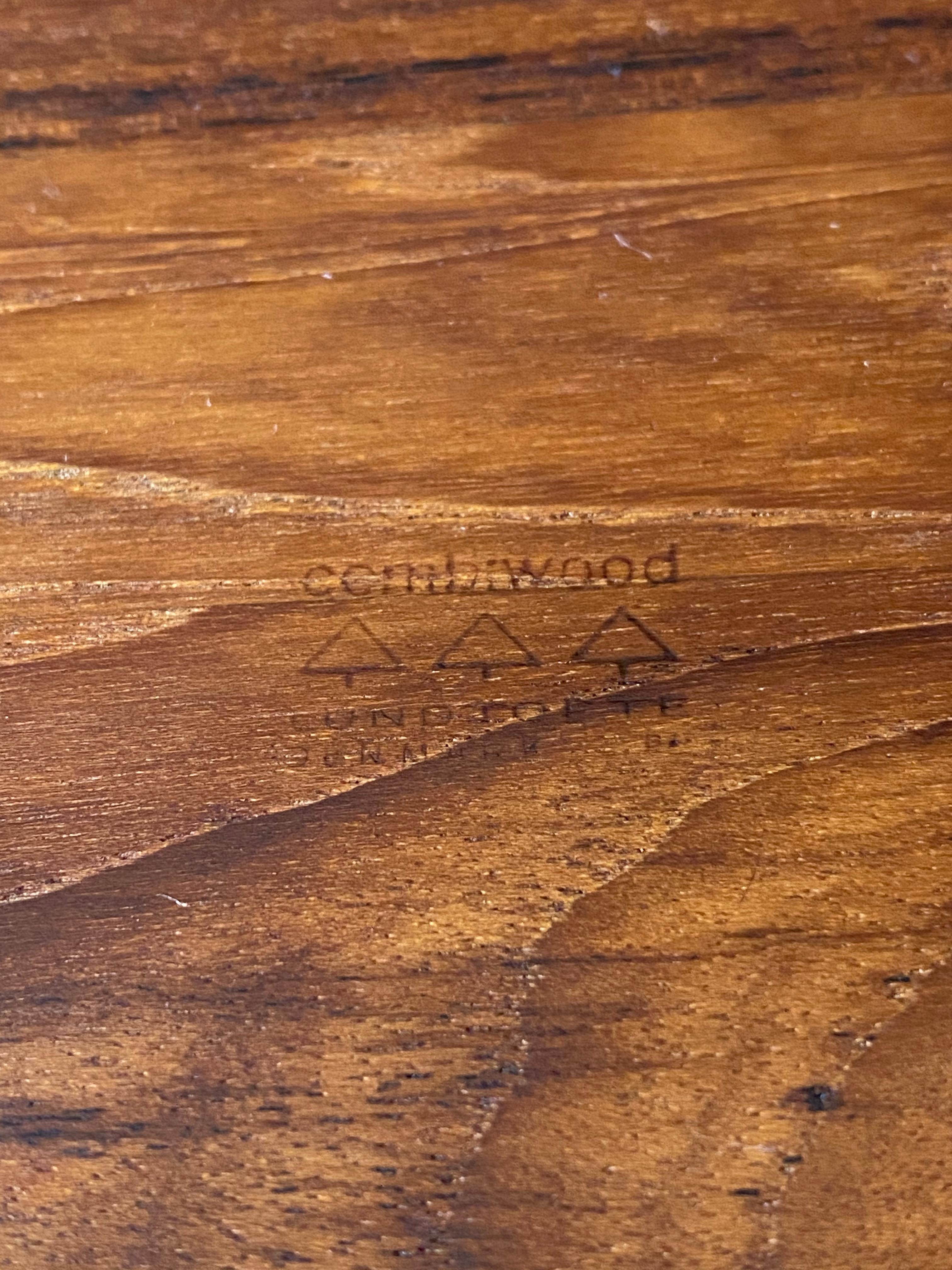 Paul Pedersen Combiwood Serving Bowl for Lundtofte of Denmark, circa 1960 2