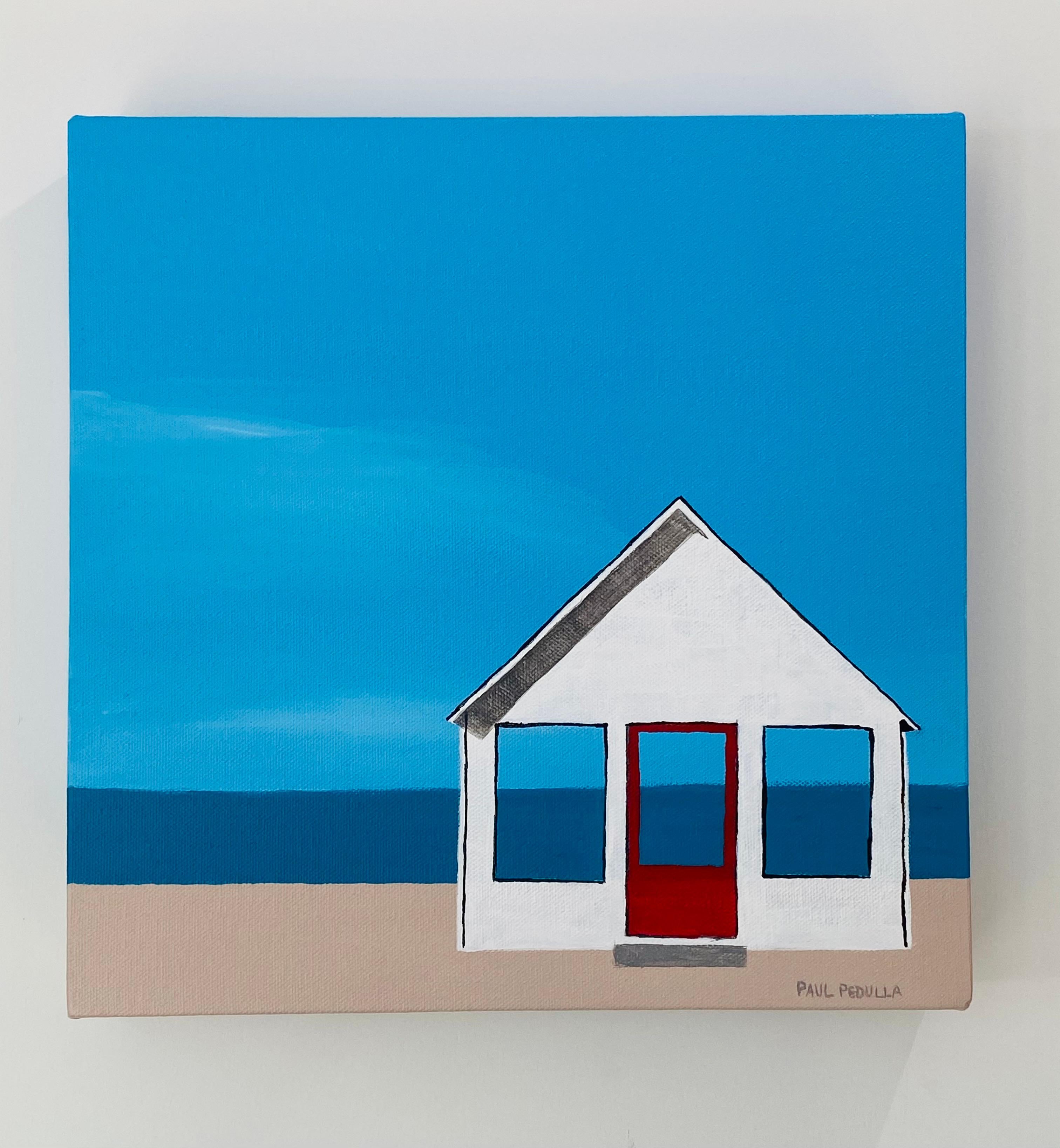 Cottage with a View ( cottage avec vue) - Painting de Paul Pedulla