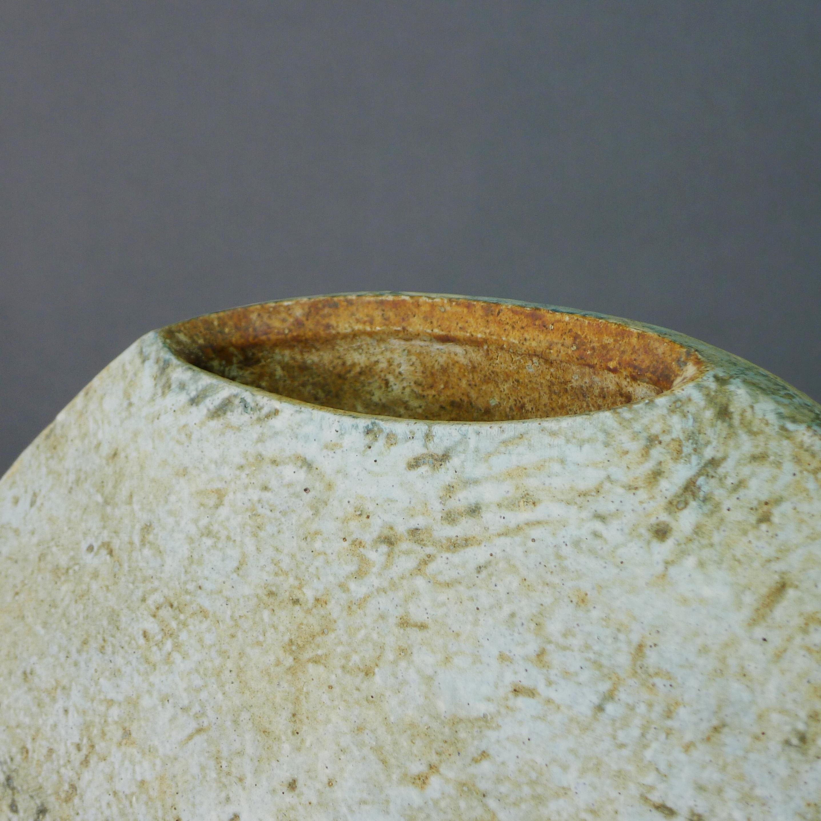Modern Paul Philp, Contemporary Ceramic Moon Vase, 51cm high, signed