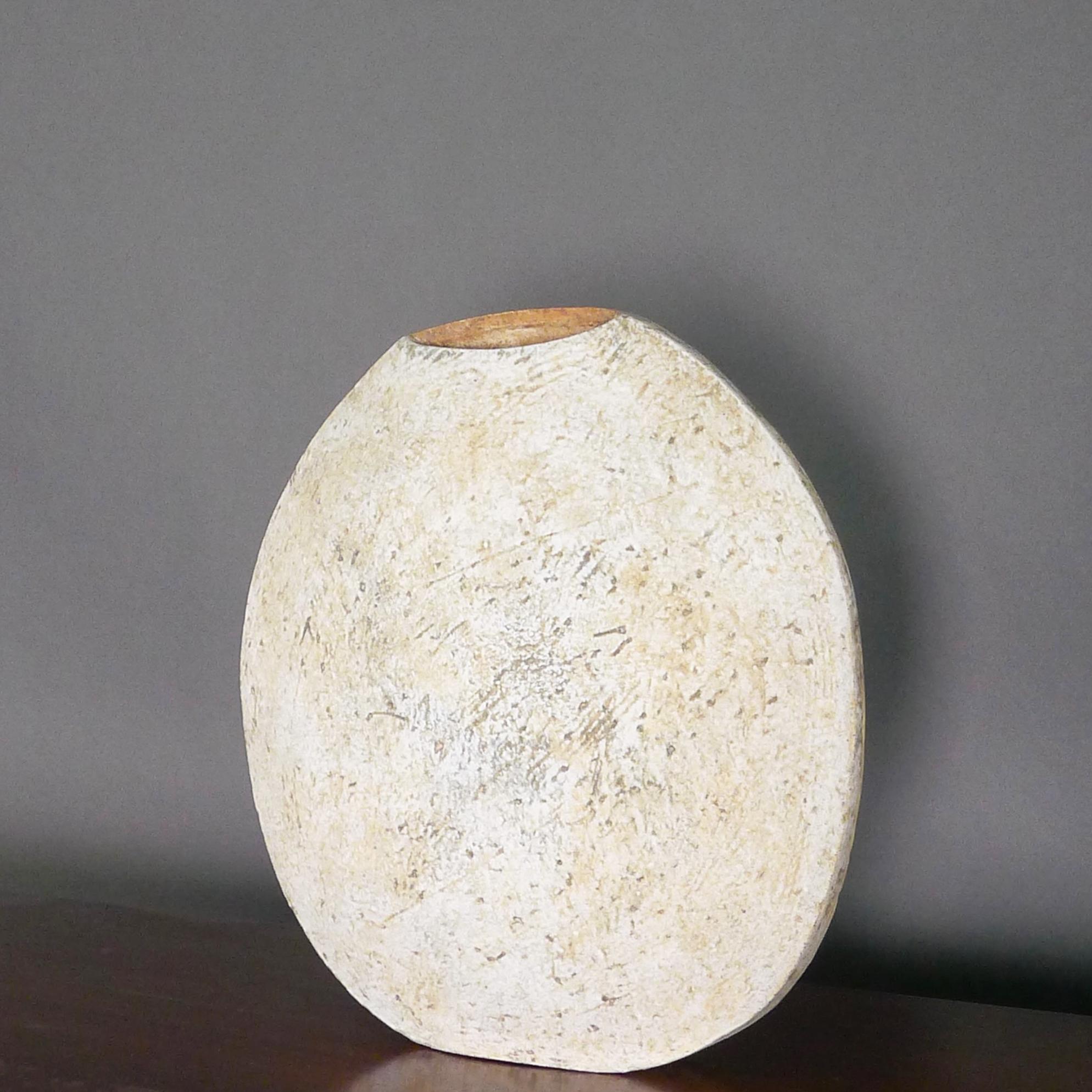 Paul Philp, Contemporary Ceramic Moon Vase, 51cm high, signed In Excellent Condition In Wargrave, Berkshire