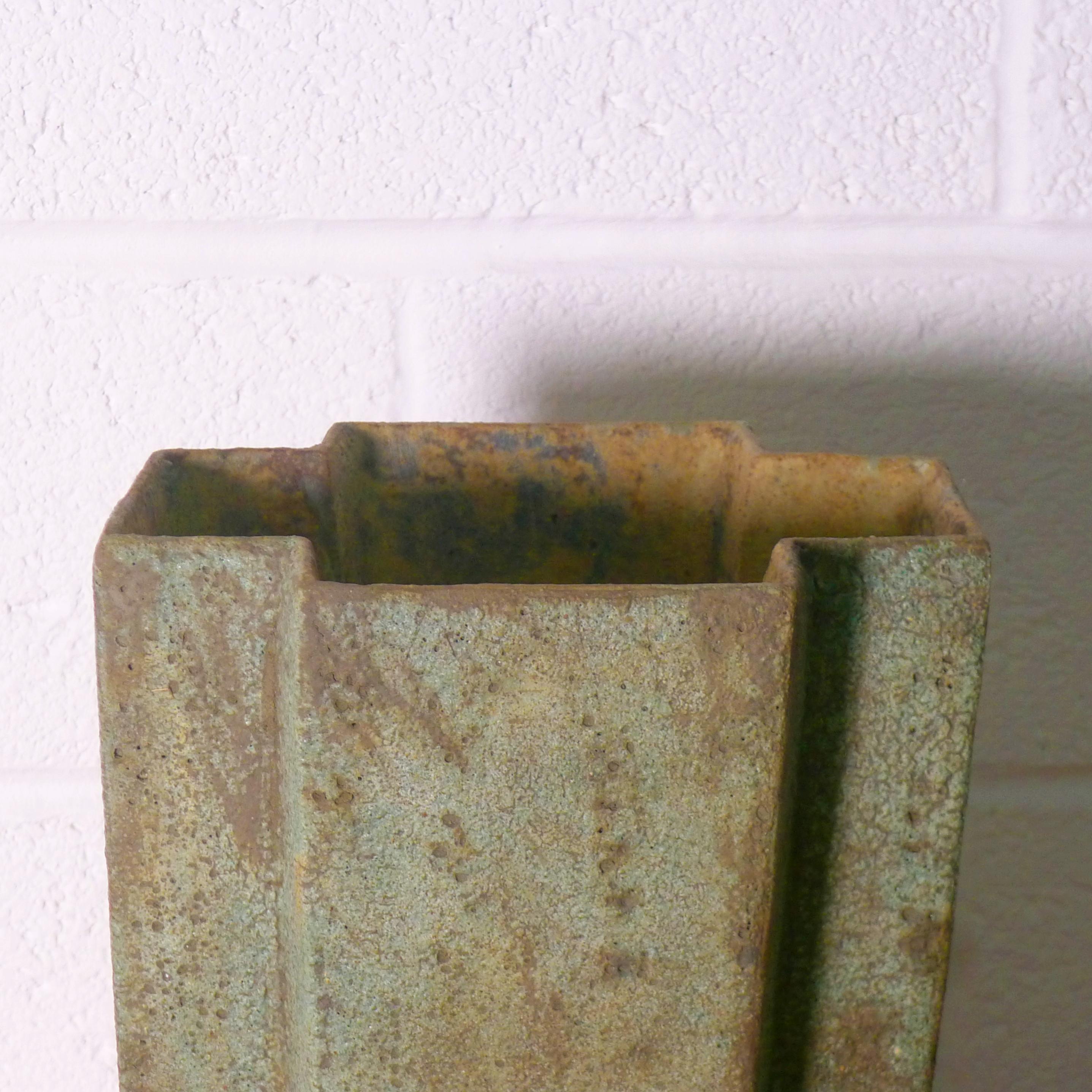 Paul Philp, Vaso contemporaneo in gres fatto a mano, Studio Pottery britannico In condizioni ottime in vendita a Wargrave, Berkshire
