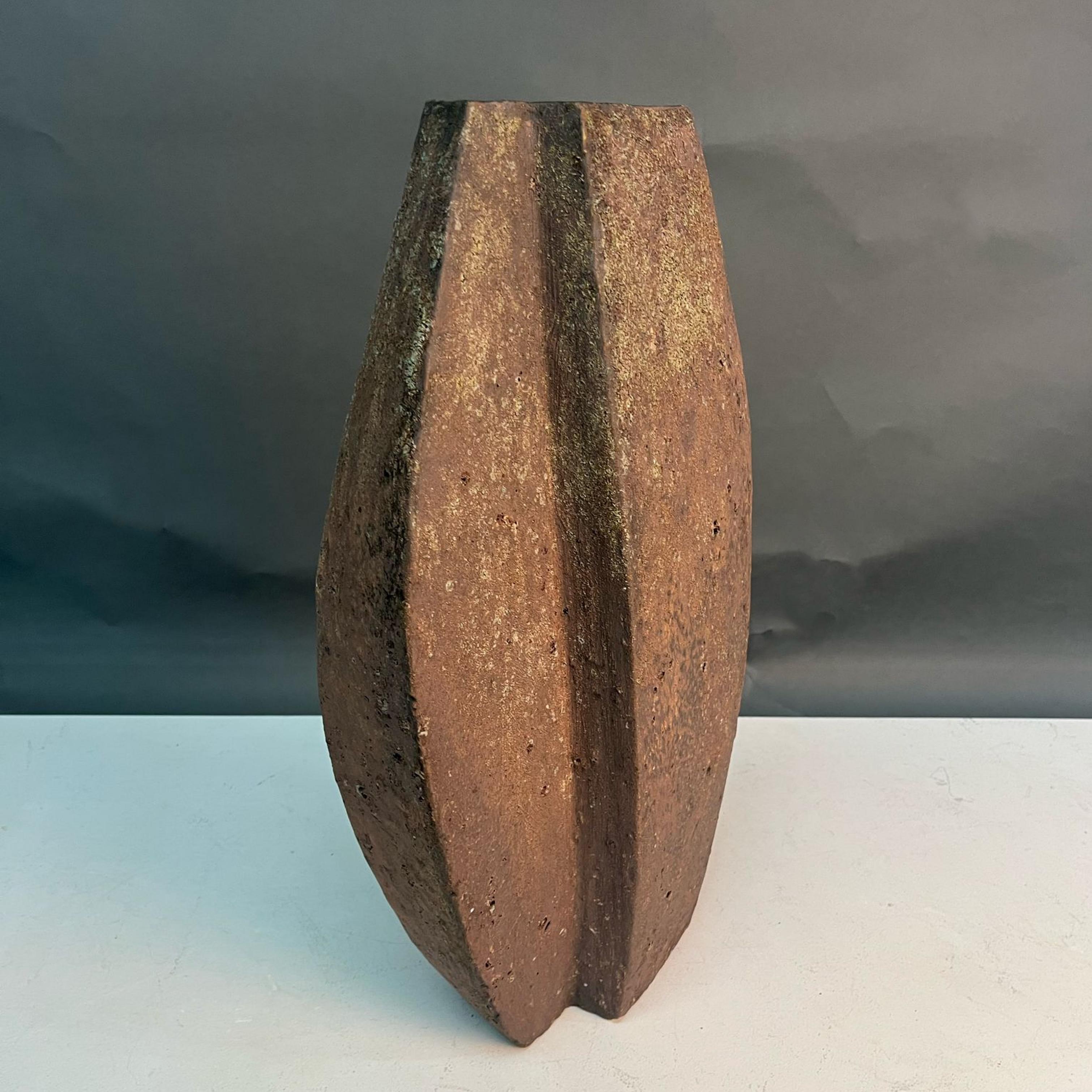Moderno Paul Philp, Vaso contemporaneo in gres, British Studio Ceramics in vendita