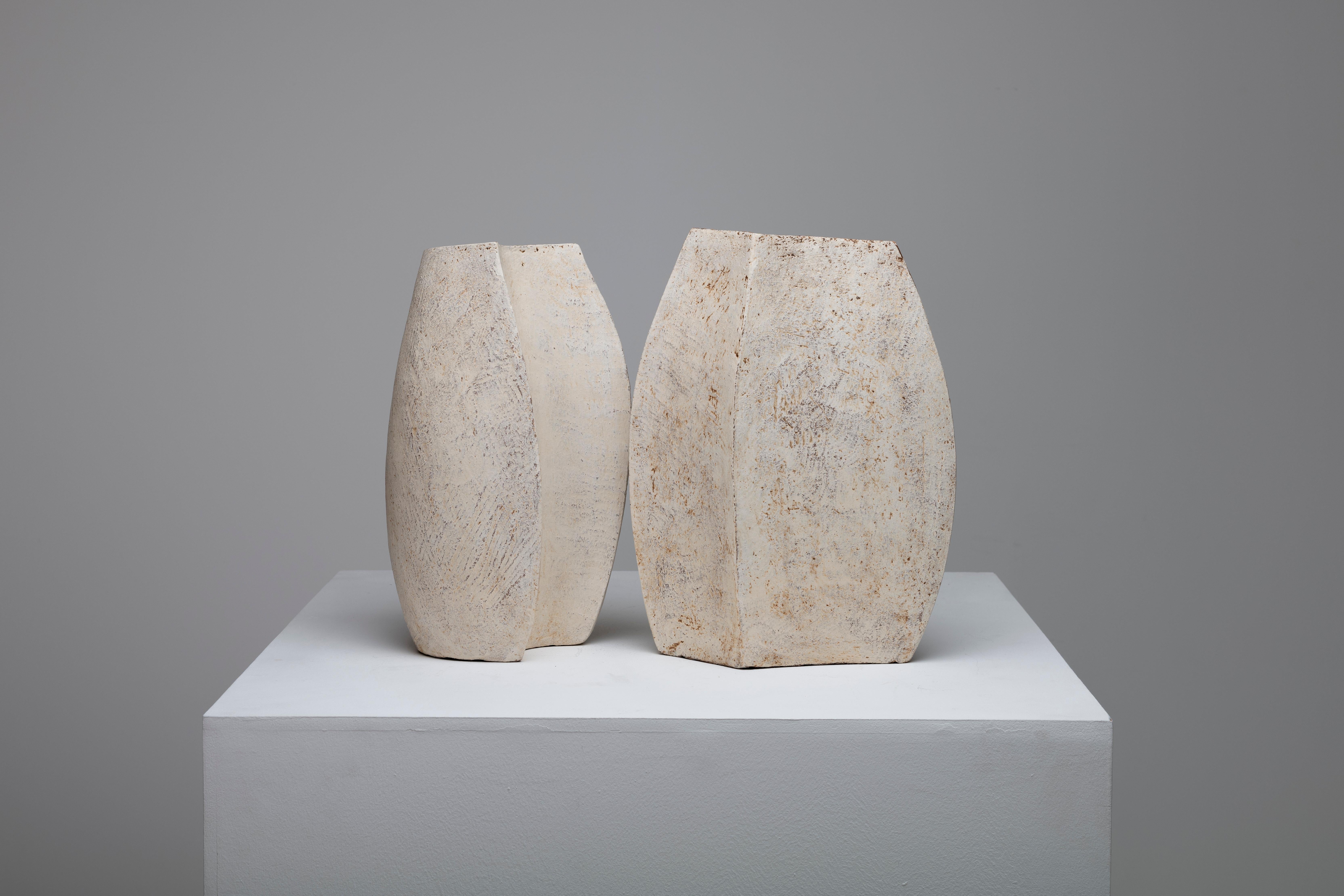 Fatto a mano Paul Philp Grande Vaso Scultura / Vaso