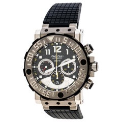 Paul Picot Black Titanium Plonguer C-Type Titanium 4030 Men's Wristwatch 48 mm