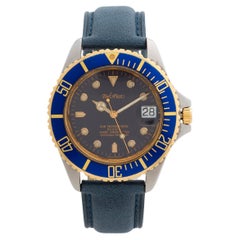 Paul Picot Sub Professional / Paul Mariner 211-38-5000. 14ct Yellow Gold Bezel.