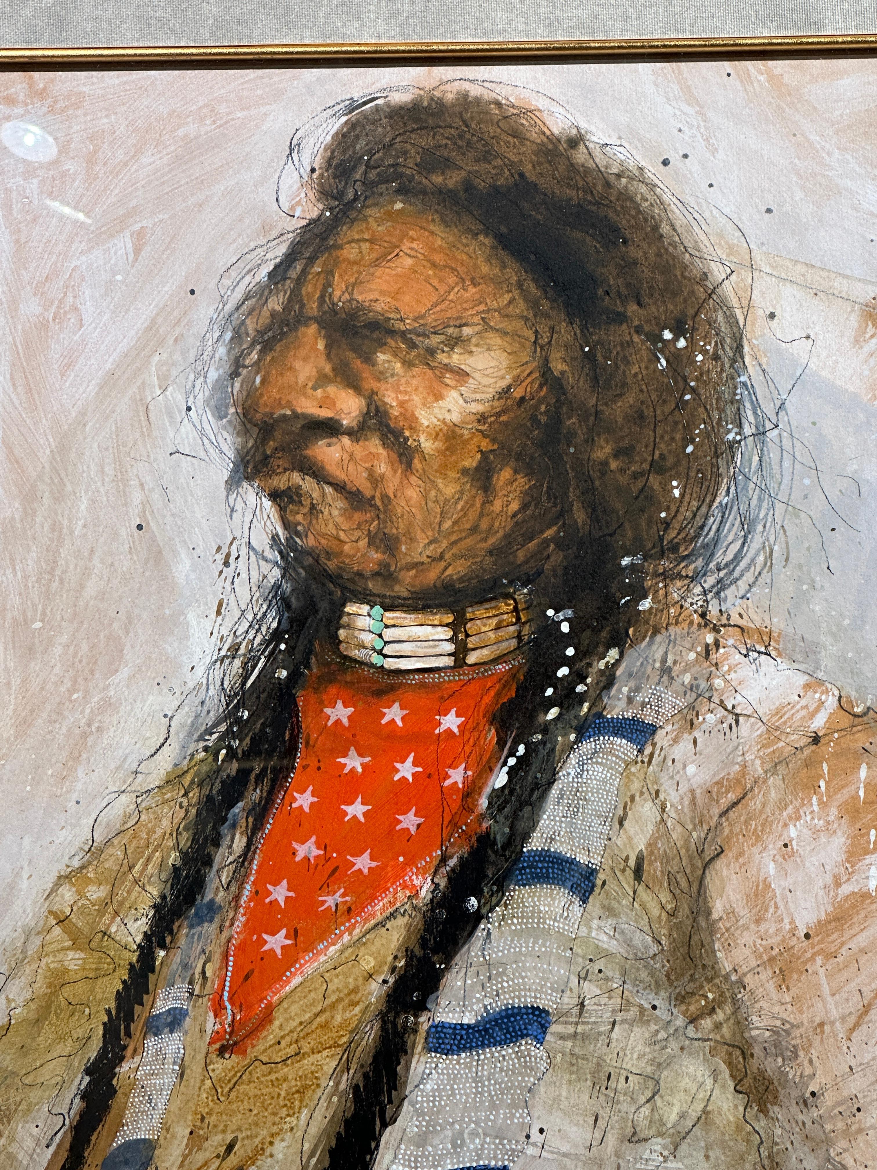 Portrait of Victory - American Modern Mixed Media Art by Paul Pletka