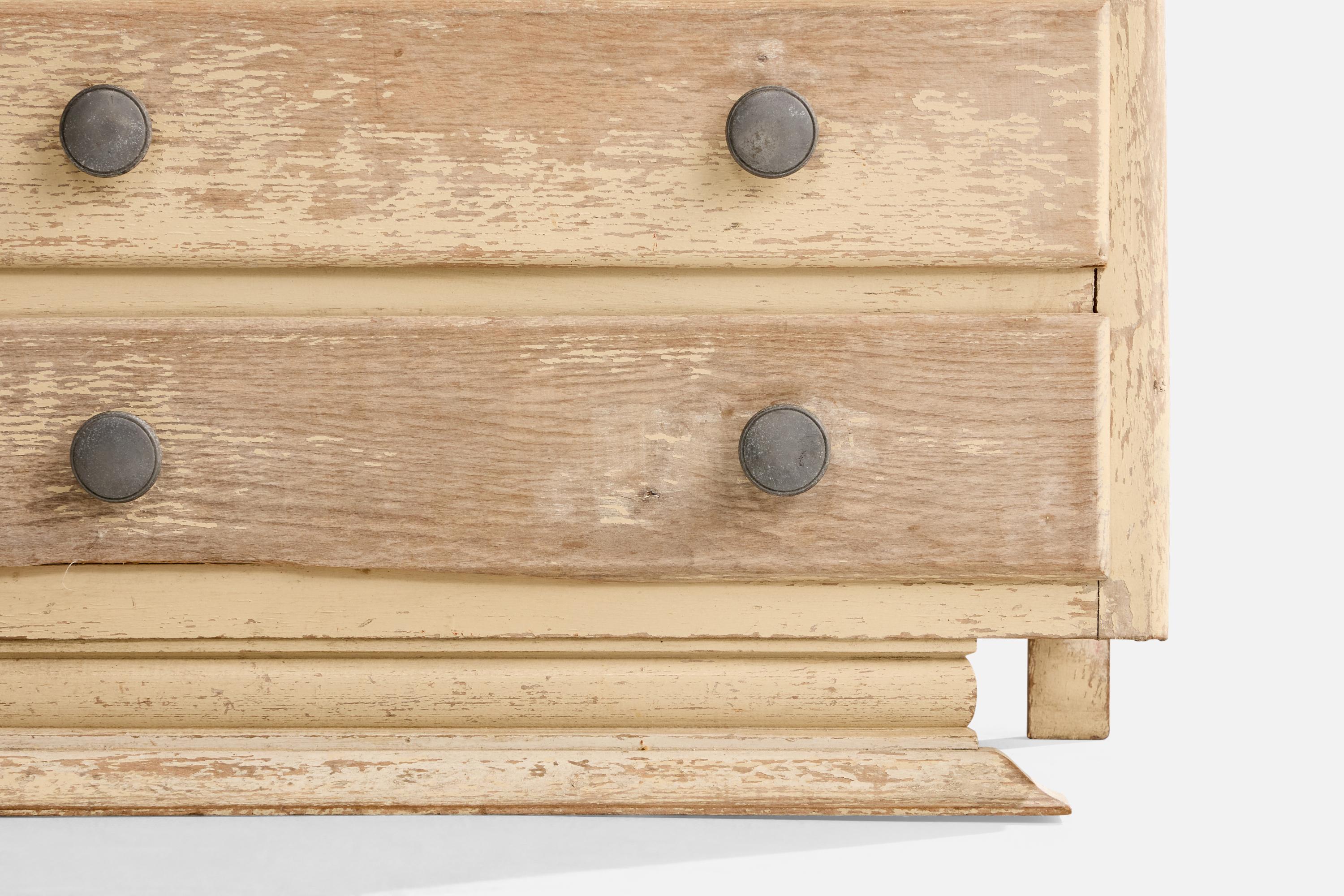 Paul Poiret, commode, Oak Oak, métal, France, années 1920 en vente 1