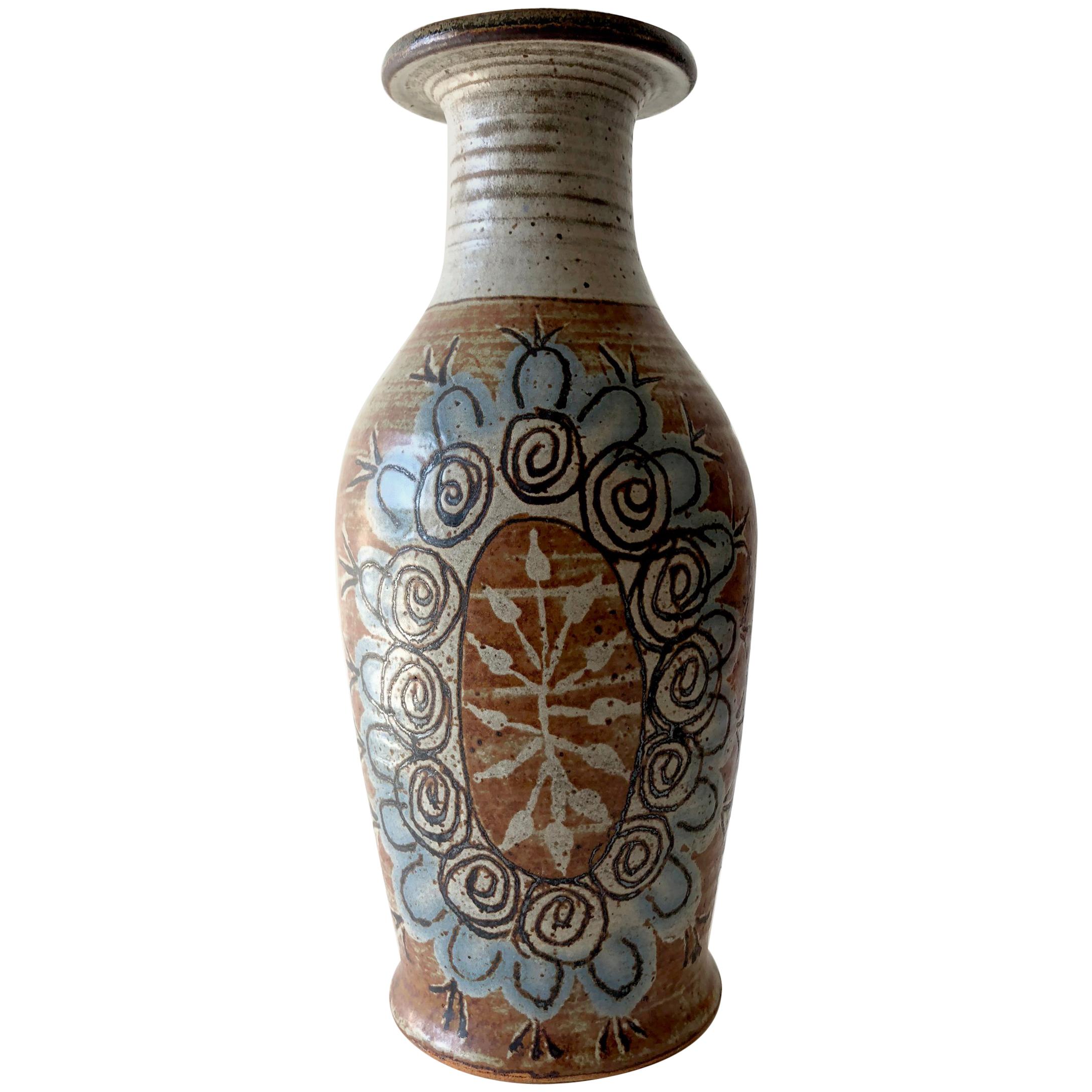 Paul Pressburger California Studio Pottery Stoneware Vase