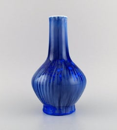 Paul Proschowsky (1893-1968) for Royal Copenhagen. Unique porcelain vase. 1924