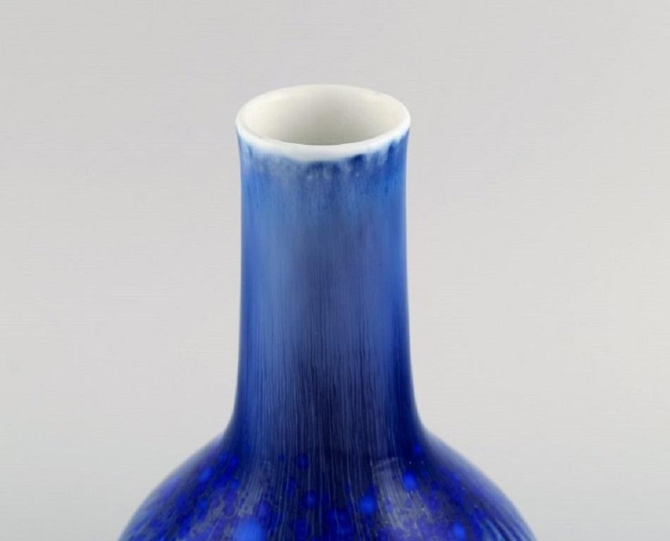 Danish Paul Proschowsky (1893-1968) for Royal Copenhagen. Unique porcelain vase. 1924 For Sale