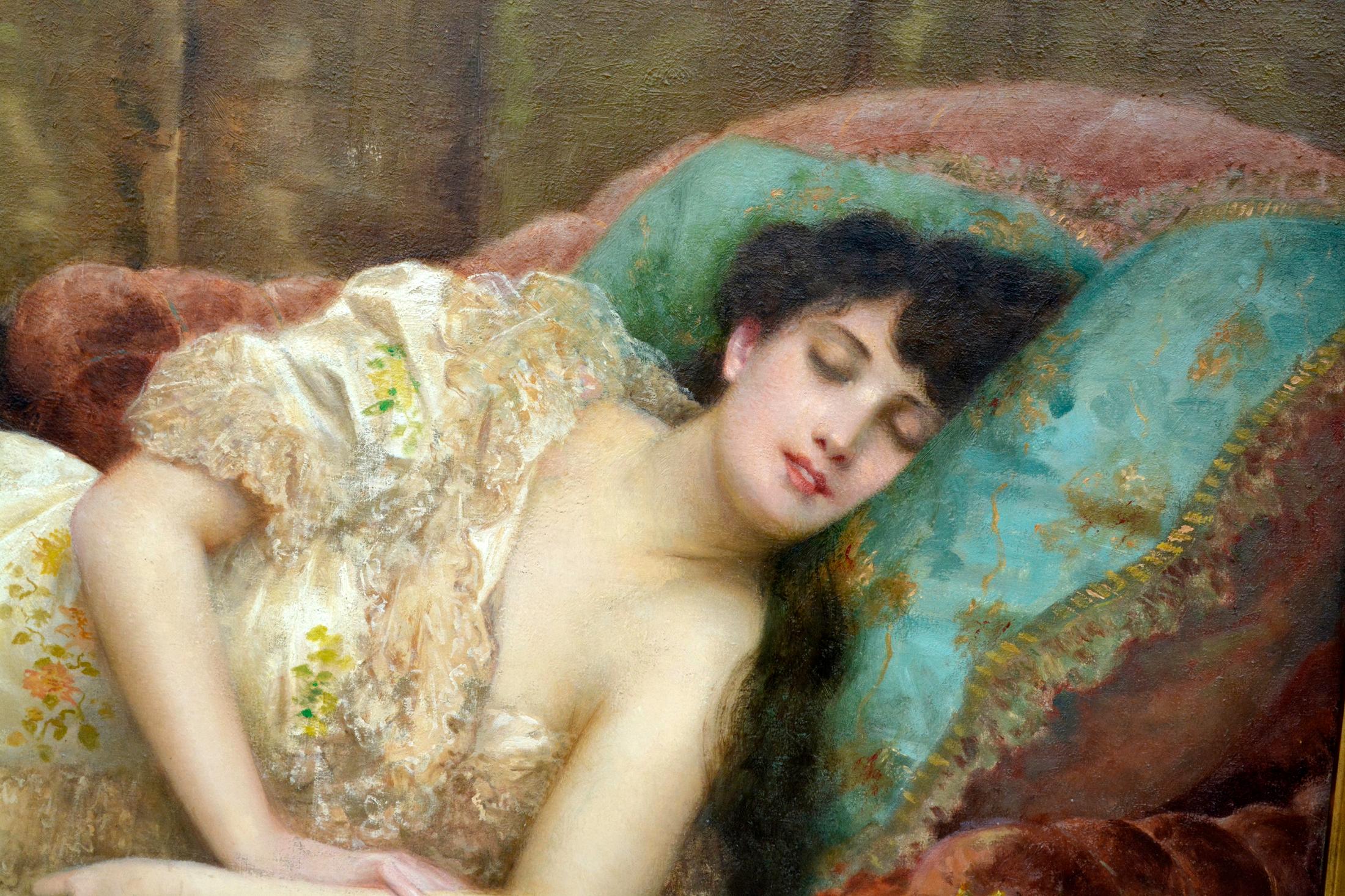 Paul Prosper Tillier, a Sleeping Beauty, 1870s 1