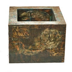 Paul R. Evans 'Patchwork' Coffee/Cocktail Table with Glass Top