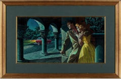 Film Noir. Pulp Mystery That police officer knows you. Saturday Evening Post