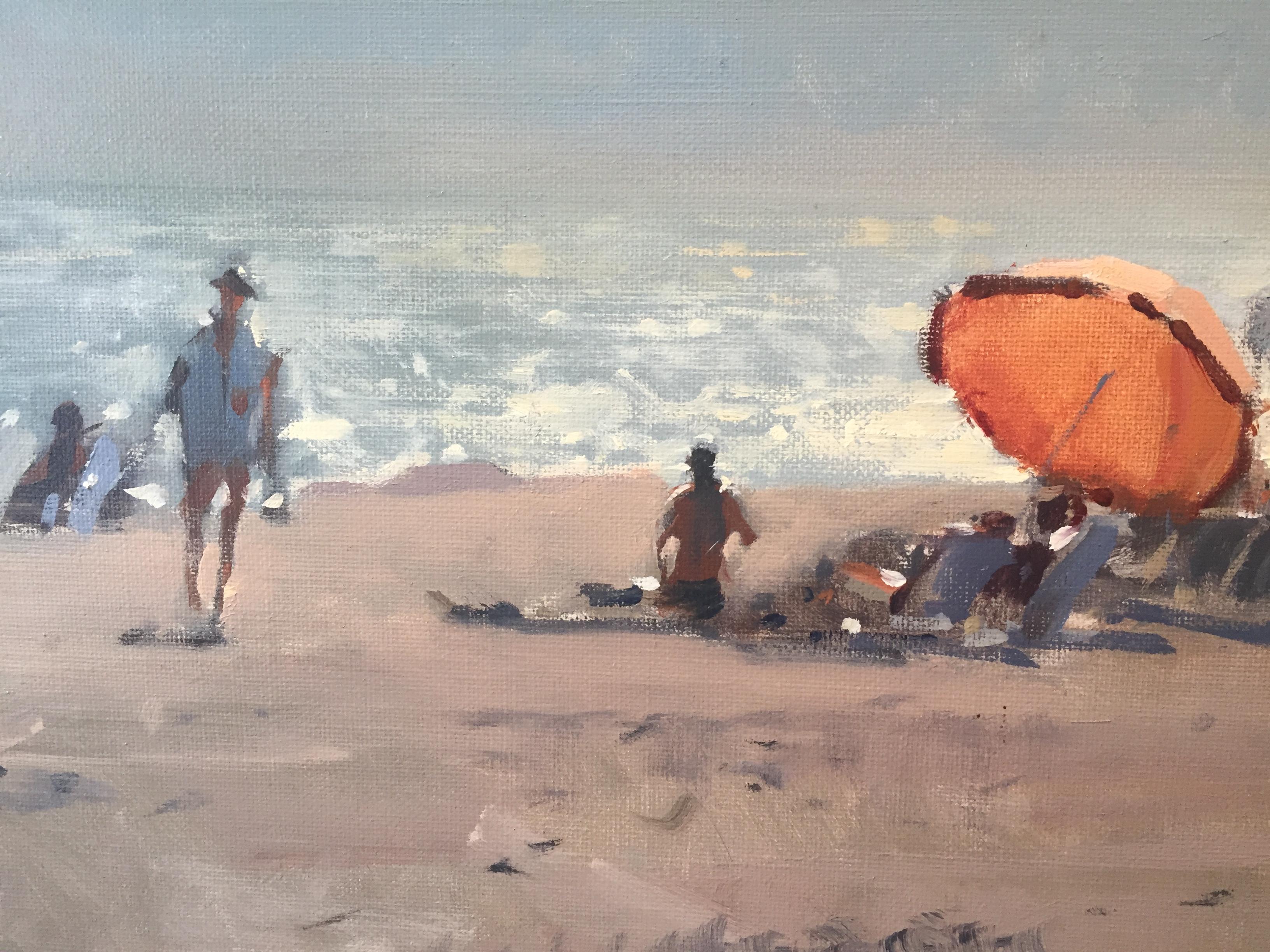 Last Light, Sagg Main - Impressionist Painting by Paul Rafferty