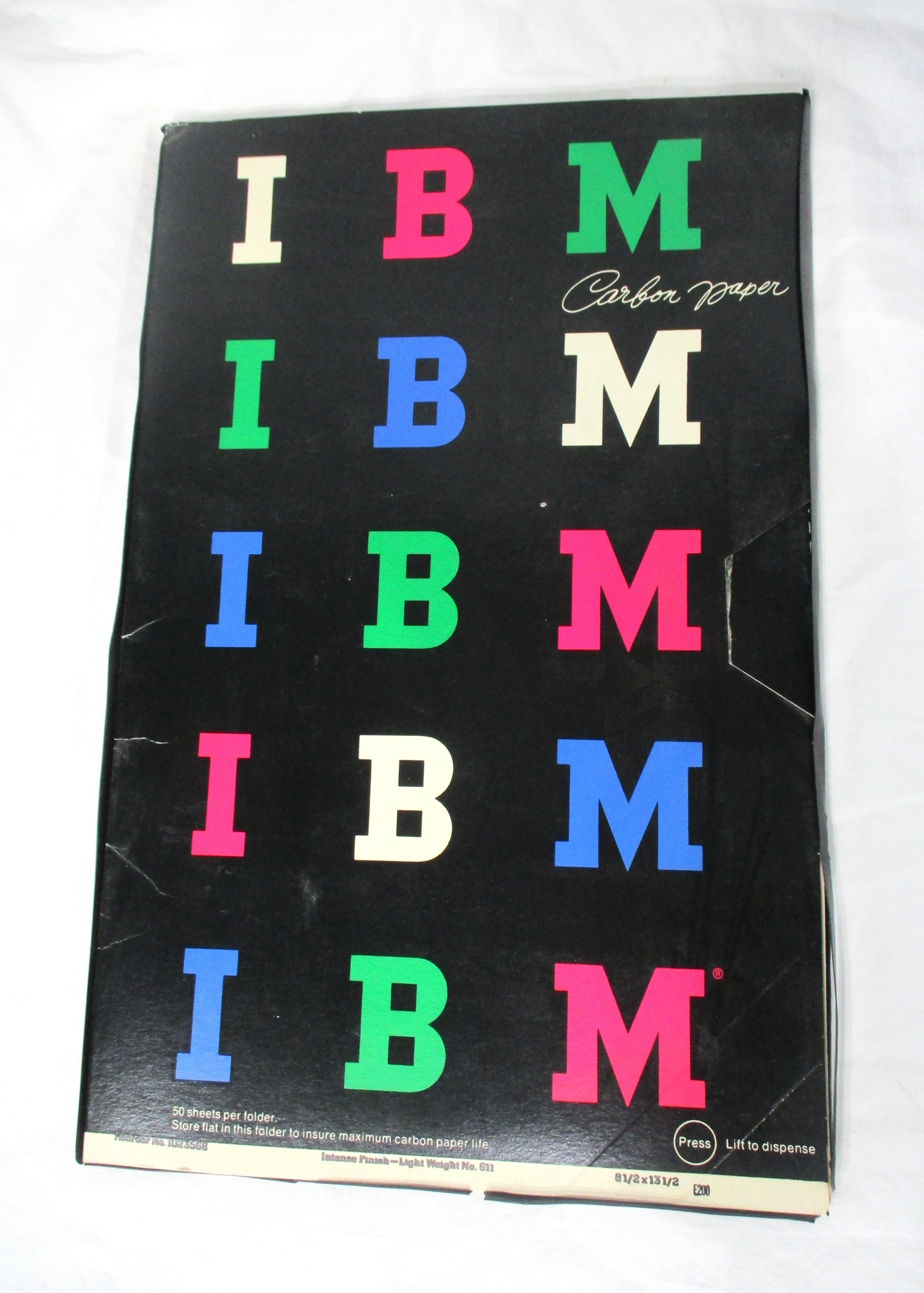 Mid-Century Modern Paul Rand IBM Packaging Collection For Sale