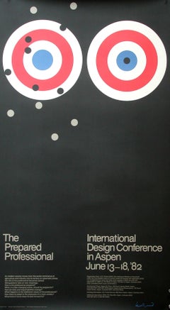 "The Prepared Professional, " Paul Rand Original Graphic Design Vintage Poster