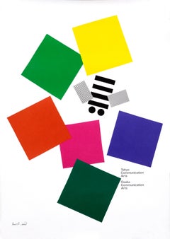 "Tokyo Communication Arts" Original Vintage Graphic Design Poster