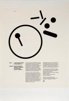 "Westinghouse Design Center," Paul Rand Original Graphic Design Vintage Poster